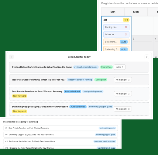keyword tracking and suggestions
